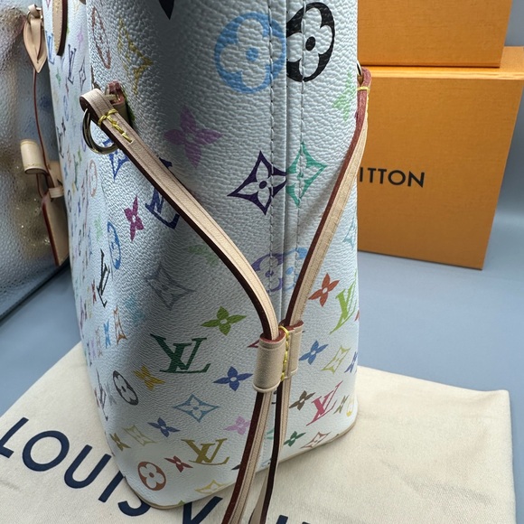 Louis Vuitton x Takashi Murakami multicolor neverfull - Picture 9 of 14